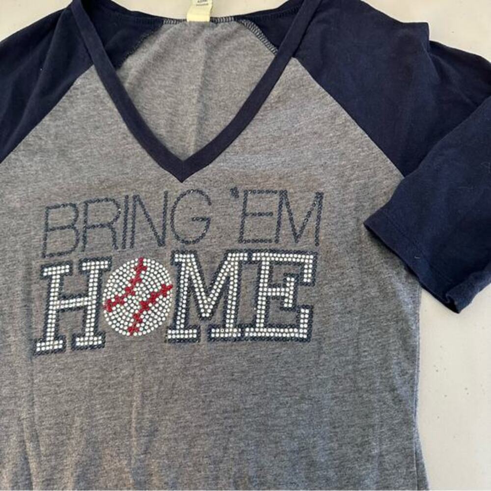 Bring em‎ Home Baseball Softball T-Shirt Top Medium